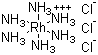 Hexaamminerhodium trichloride molecular structure (CAS 13820-96-7)