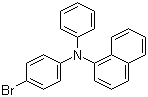 structure of CAS# 138310-84-6, N-(4-Bromophenyl)-N-phenyl-1-naphthalenamine;N-(1-Naphthyl)-N-phenyl-4-bromoaniline