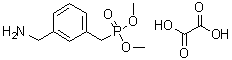 Dimethyl 3-(aminomethyl)benzylphosphonate oxalate molecular structure (CAS 1383133-17-2)