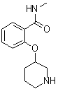 N-Methyl-2-(3-piperidinyloxy)benzamide molecular structure (CAS 1383420-87-8)