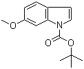 1-Boc-6-methoxyindole molecular structure (CAS 138344-18-0)