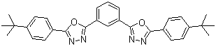 2,2'-(1,3-Phenylene)bis[5-(4-tert-butylphenyl)-1,3,4-oxadiazole] molecular structure (CAS 138372-67-5)