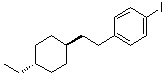 1-[2-(trans-4-Ethylcyclohexyl)ethyl]-4-iodobenzene molecular structure (CAS 1384631-19-9)