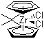 Isopropylidenebis(cyclopentadienyl)zirconium dichloride molecular structure (CAS 138533-79-6)