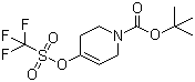 3,6-Dihydro-4-[[(trifluoromethyl)sulfonyl]oxy]-1(2H)-pyridinecarboxylic acid tert-butyl ester molecular structure (CAS 138647-49-1)