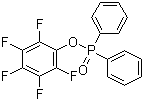 Pentafluorophenyl diphenylphosphinate molecular structure (CAS 138687-69-1)
