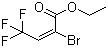 (E)-2-溴-4,4,4-三氟-2-丁烯酸乙酯分子结构 (CAS 138778-57-1)
