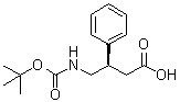 (R)-beta-[[[(1,1-Dimethylethoxy)carbonyl]amino]methyl]benzenepropanoic acid molecular structure (CAS 138782-45-3)
