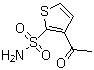 3-乙酰基-2-噻吩磺酰胺分子结构 (CAS 138890-88-7)