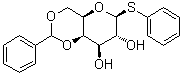 Phenyl 4,6-O-(phenylmethylene)-1-thio-beta-D-galactopyranoside molecular structure (CAS 138922-03-9)