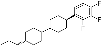 1,2,3-Trifluoro-4-[(trans,trans)-4'-propyl[1,1'-bicyclohexyl]-4-yl]benzene molecular structure (CAS 139056-62-5)