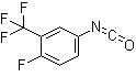 structure of CAS# 139057-86-6, 3-Trifluoromethyl-4-fluorophenyl isocyanate;4-Fluoro-3-trifluoromethylphenyl isocyanate