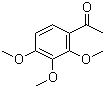 结构式 CAS# 13909-73-4, 2',3',4'-三甲氧基苯乙酮