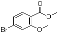 Methyl 4-bromo-2-methoxybenzoate molecular structure (CAS 139102-34-4)