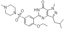 Isobutyl sildenafil molecular structure (CAS 1391053-95-4)