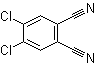 structure of CAS# 139152-08-2, 4,5-Dicyano-1,2-dichlorobenzene;4,5-Dichlorobenzene-1,2-dicarbonitrile; 4,5-Dichlorophthalodinitrile; 4,5-Dichlorophthalonitrile