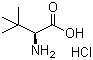 结构式 CAS# 139163-43-2, L-叔亮氨酸盐酸盐; (S)-2-氨基-3,3-二甲基丁酸盐酸盐