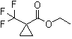 1-(Trifluoromethyl)cyclopropanecarboxylic acid ethyl ester molecular structure (CAS 139229-57-5)