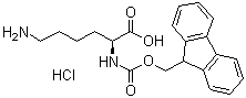 Nalpha-Fmoc-L-lysine hydrochloride molecular structure (CAS 139262-23-0)