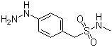4-Hydrazino-N-methylbenzenemethanesulfonamide molecular structure (CAS 139272-29-0)