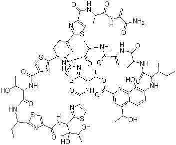 硫链丝菌素分子结构 (CAS 1393-48-2)