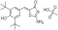 Darbufelone mesilate molecular structure (CAS 139340-56-0)