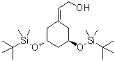 2-[(3R,5R)-3,5-Bis[[(1,1-dimethylethyl)dimethylsilyl]oxy]cyclohexylidene]ethanol molecular structure (CAS 139356-37-9)