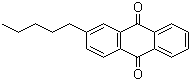 2-Pentyl-9,10-anthracenedione molecular structure (CAS 13936-21-5)