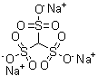Trisodium methanetrisulfonate molecular structure (CAS 1393642-36-8)