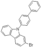 9-[1,1'-Biphenyl]-4-yl-2-bromo-9H-carbazole molecular structure (CAS 1393835-87-4)
