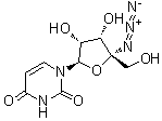4'-C-Azidouridine molecular structure (CAS 139442-01-6)