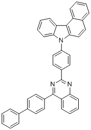 7-[4-(4-[1,1'-Biphenyl]-4-YL-2-quinazolinyl)phenyl]-7H-benzo[C]carbazole molecular structure (CAS 1394834-88-8)
