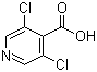 3,5-Dichloroisonicotinic acid molecular structure (CAS 13958-93-5)