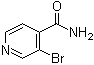 结构式 CAS# 13958-99-1, 3-溴-4-吡啶甲酰胺