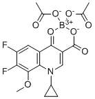 Moxifloxacin Boron Complex Impurity molecular structure (CAS 139693-52-0)