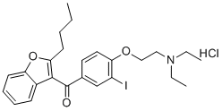 Mono-iodo amiodarone molecular structure (CAS 1397201-93-2)