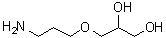 3-(3-Aminopropoxy)-1,2-propanediol molecular structure (CAS 139755-70-7)
