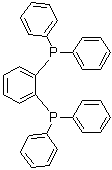 结构式 CAS# 13991-08-7, 1,2-二(二苯基膦基)苯