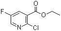 Ethyl 2-chloro-5-fluoronicotinate molecular structure (CAS 139911-30-1)