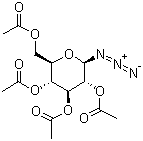 2,3,4,6-Tetra-O-acetyl-D-glucopyranosyl azide molecular structure (CAS 13992-25-1)