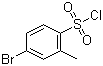 4-Bromo-2-methylbenzenesulfonyl chloride molecular structure (CAS 139937-37-4)
