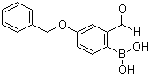 结构式 CAS# 139962-97-3, 4-苄氧基-2-醛基苯硼酸