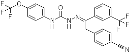 Metaflumizone molecular structure (CAS 139968-49-3)