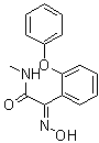 (E)-2-(Hydroxyimino)-N-methyl-2-(2-phenoxyphenyl)acetamide molecular structure (CAS 139995-86-1)