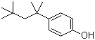 结构式 CAS# 140-66-9, 对特辛基苯酚; 辛基酚