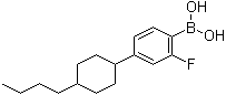 B-[4-(4-Butylcyclohexyl)-2-fluorophenyl]boronic acid molecular structure (CAS 1400809-85-9)