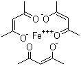 structure of CAS# 14024-18-1, Ferric acetylacetonate;Iron(III) acetylacetonate