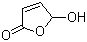 structure of CAS# 14032-66-7, 2,5-Dihydro-5-hydroxy-2-furanone;2-Hydroxy-2,5-dihydro-5-furanone; 2-Oxo-5-hydroxy-2,5-dihydrofuran; 5-Hydroxy-2(5H)furanone; beta-Formylacrylic acid lactol