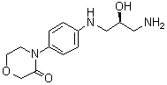4-[4-[[(2S)-3-Amino-2-hydroxypropyl]amino]phenyl]-3-morpholinone molecular structure (CAS 1403383-56-1)