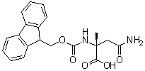 N2-[(9H-Fluoren-9-ylmethoxy)carbonyl]-2-methyl-D-asparagine molecular structure (CAS 1403590-50-0)